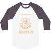 Kings Are Born In August But The Real Kings Are Born On August 28 3/4 Sleeve Shirt
