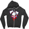 vampire bunny dark Zipper Hoodie