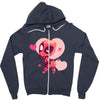 KISS ME PLEASE Zipper Hoodie