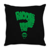 riddle me this! Throw Pillow