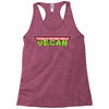 ninja turtles parody vegan Racerback Tank