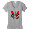 woman prank Women's V-Neck T-Shirt