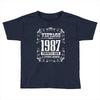 vintage made in 1987 perfectly aged a living legend Toddler T-shirt