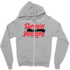 survivin' Zipper Hoodie