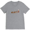 retro evolution V-Neck Tee