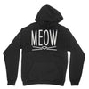 meow cute cat face Hoodie