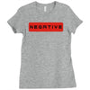 negative Ladies Fitted T-Shirt