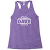 what a difference a dave makes Racerback Tank