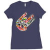 adesivo  hand shocker stickers bomb decal usdm jdm Ladies Fitted T-Shirt