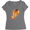 lion evolution Women's Triblend Scoop T-shirt