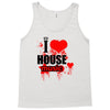 i love house music t shirt men logo3 new t shirt clothing design men Tank Top