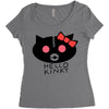 hello kynky Women's Triblend Scoop T-shirt