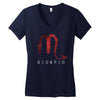 galaxy scorpio logo Women's V-Neck T-Shirt