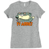 tv addict Ladies Fitted T-Shirt
