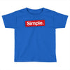 simple red Toddler T-shirt
