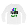 kiss me im gay Long Sleeve Shirts