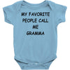 my favorite people call me gramma Baby Onesie