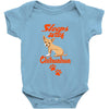 Sleeps With Chihuahua Baby Onesie
