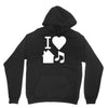i love house music dj baseball Hoodie
