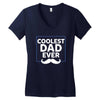 Coolest Dad Ever Women's V-Neck T-Shirt