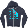 t rex diet Zipper Hoodie