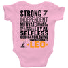 Strong Independent Motivated Leo Baby Onesie