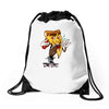 pizza smoking (2) Drawstring Bags