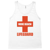 nude beach   lifeguard Tank Top