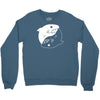 yin yang shark Crewneck Sweatshirt