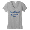 everythings coming up Women's V-Neck T-Shirt