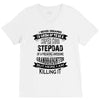 Super Cool Stepdad Of A Freaking Awesome Granddaughter V-Neck Tee