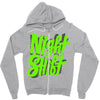 night shift Zipper Hoodie