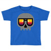 sunset skull Toddler T-shirt