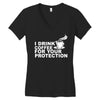for your protection Women's V-Neck T-Shirt