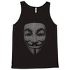 v for vendetta mask guy fawkes cool girls womens cotton t shirt dw01 Tank Top