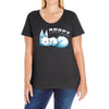 adopt a crystal critter Ladies Curvy T-Shirt
