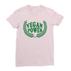 Vegan Power Ladies Fitted T-Shirt