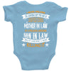 Super Cool Mother In Law Of A Freaking Awesome Son In Law Baby Onesie