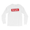 simple red Long Sleeve Shirts
