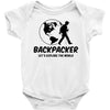 Backpacker Let's Explore The World Baby Bodysuit