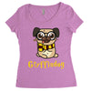 gryffindog pug Women's Triblend Scoop T-shirt
