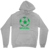 brasil sport soccer ball fun Unisex Hoodie