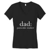 dad pancake maker Women's V-Neck T-Shirt