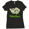 rolling papers Ladies Fitted T-Shirt