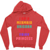 i am a mermaid unicorn kitten fairy princess Zipper Hoodie