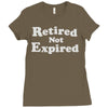 retired not expired Ladies Fitted T-Shirt
