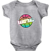 neon basketball Baby Onesie
