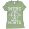 merc with a mouth Ladies Fitted T-Shirt