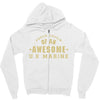 proud cousin of an awesome u.s marine Zipper Hoodie