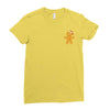 ugly ginger cookies pocket Ladies Fitted T-Shirt